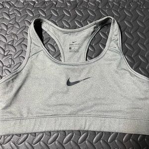 Nike bra, grey, medium